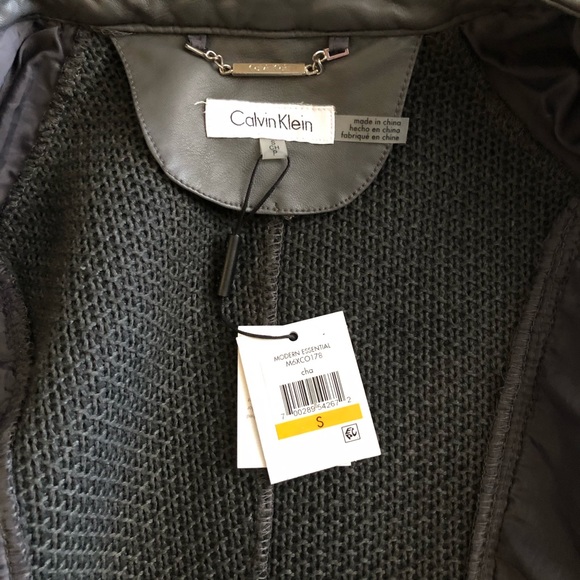 NEW WITH TAGS! Calvin Klein Women’s Moto Asymmetrical ZIP Jacket (Small) - Picture 9 of 11